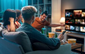 Internet data for IPTV